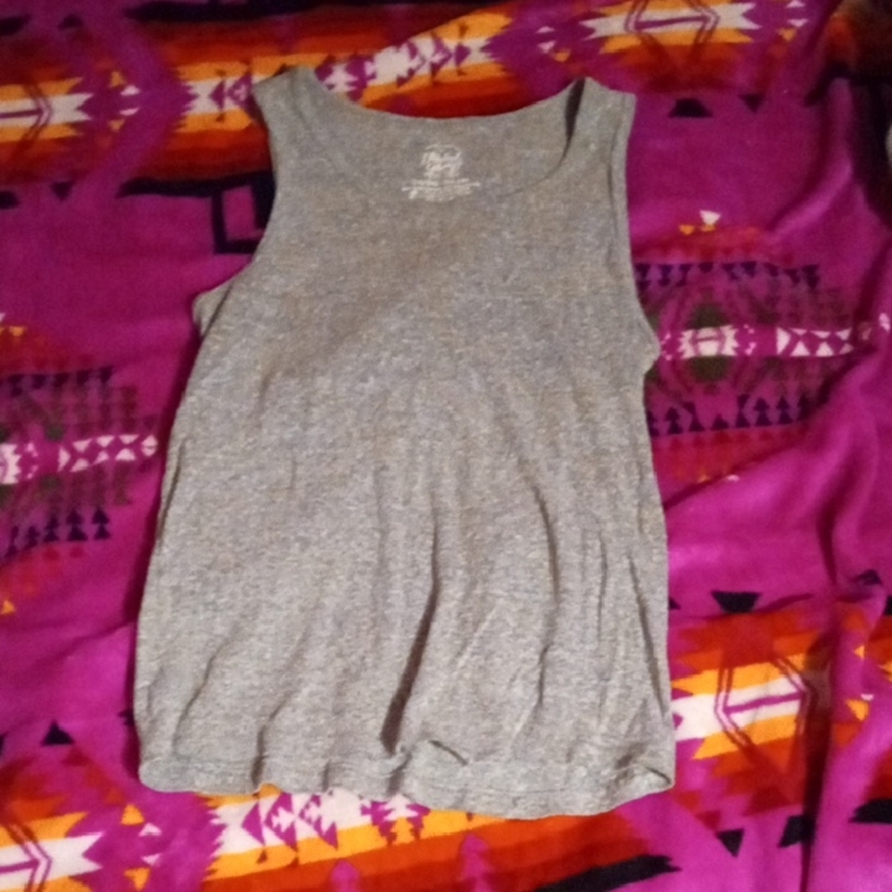 Gray Sleeveless Top